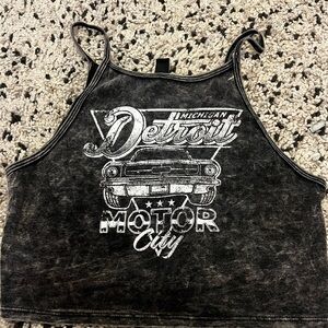 detroit motors tank top